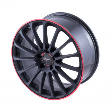 BREYTON Magic CW Matt Grey with Red Anodized Lip