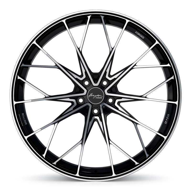 BREYTON Magnificent Forged Glossy Black with Face Milling