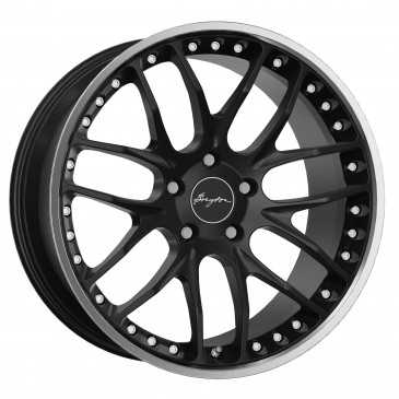 BREYTON Race GTP Matt Black with Polished Lip