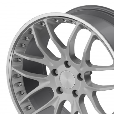 BREYTON Race GTP Hyper Silver with Polished Lip