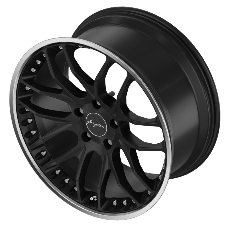 BREYTON Race GTP Matt Black with Polished Lip