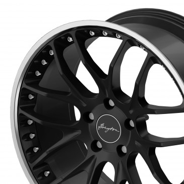 BREYTON Race GTP Matt Black with Polished Lip