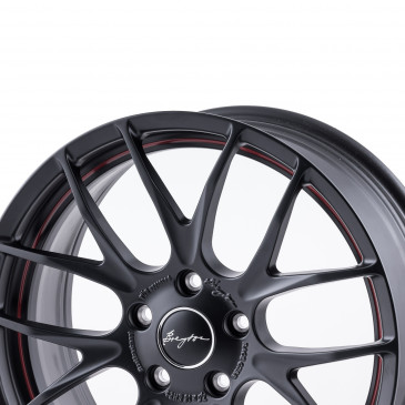 BREYTON Race GTS-R Matt Black with Red Undercut Area