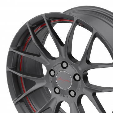 BREYTON Race GTS-R Matt Gun with Red Undercut Area