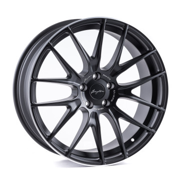 BREYTON Race GTX Matt Black with Polished Lip