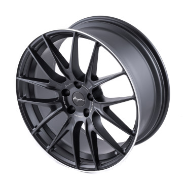 BREYTON Race GTX Matt Black with Polished Lip