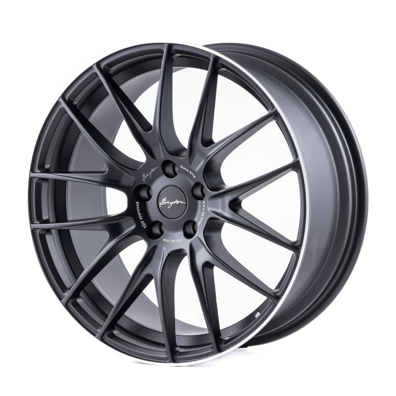 BREYTON Race GTX Matt Black with Polished Lip