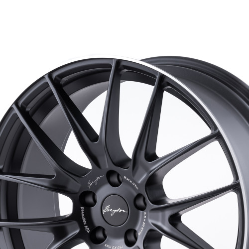 BREYTON Race GTX Matt Black with Polished Lip