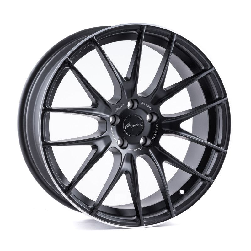 BREYTON Race GTX Matt Black with Polished Lip