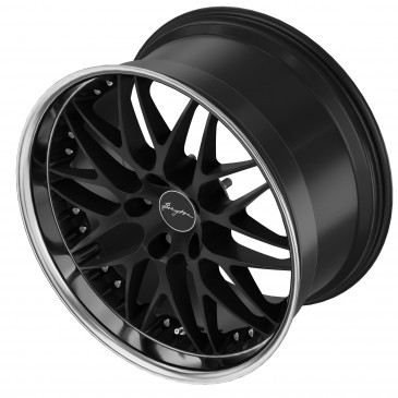 BREYTON Spirit II Matt Black with Stainless Steel Lip