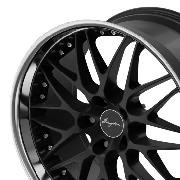 BREYTON Spirit II Matt Black with Stainless Steel Lip