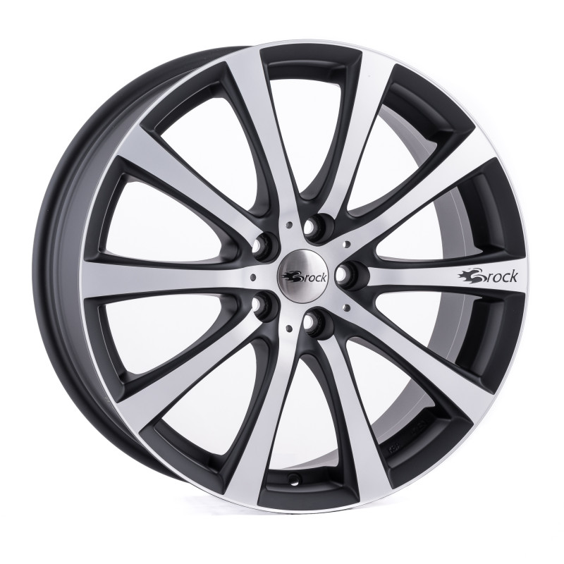 Brock B21 schwarz-matt front-poliert