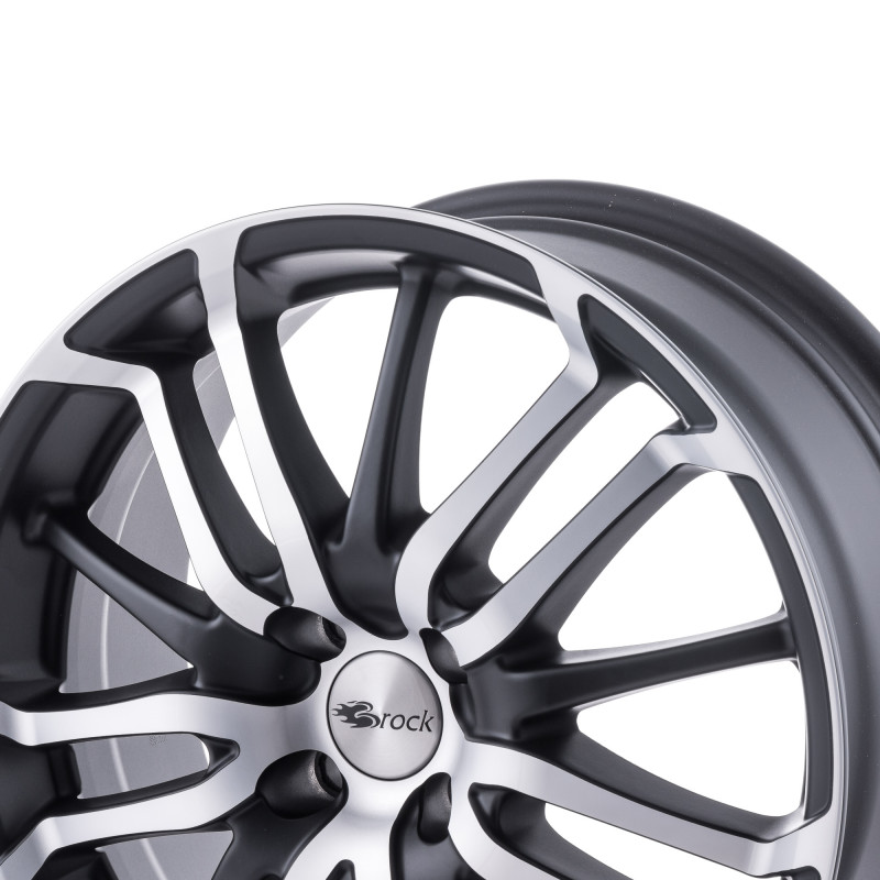 Brock B26 schwarz-matt front-poliert