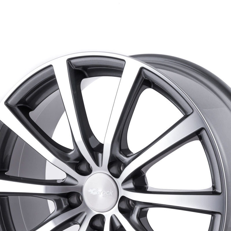 Brock B32 himalaya-grey front-poliert