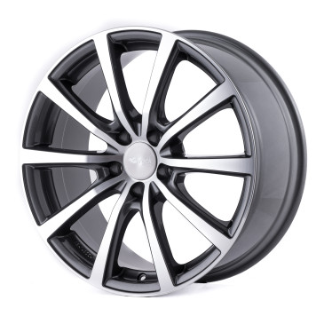 Brock B32 himalaya-grey front-poliert