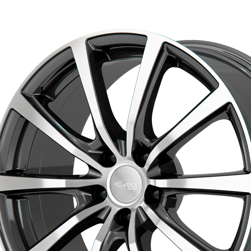 Brock B32 himalaya-grey front-poliert