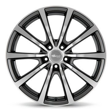 Brock B32 himalaya-grey front-poliert