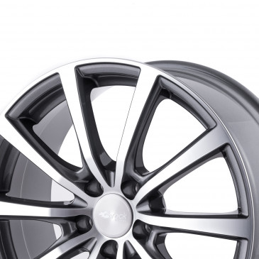 Brock B32 himalaya-grey front-poliert