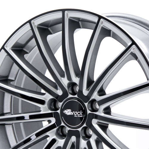 Brock B36 kristallsilber-black lackiert