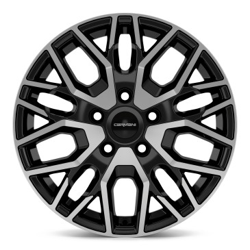 CARMANI 20 Ludwig High Load 5 Loch black polish