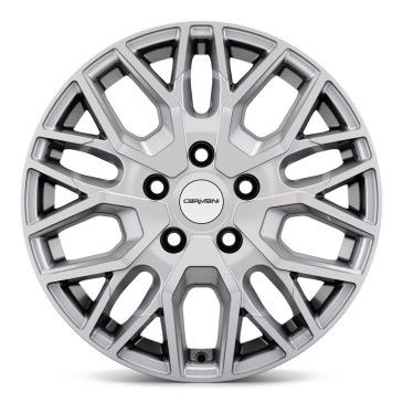 CARMANI 20 Ludwig High Load 5 Loch white silver