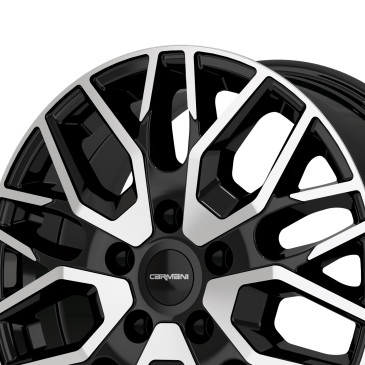 CARMANI 20 Ludwig High Load 5 Loch black polish