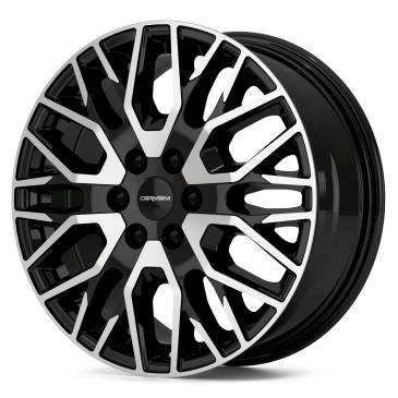 CARMANI 20 Ludwig High Load 6 Loch black polish