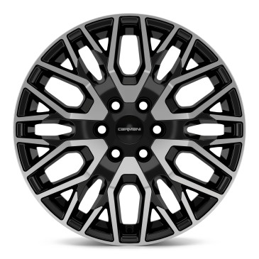 CARMANI 20 Ludwig High Load 6 Loch black polish