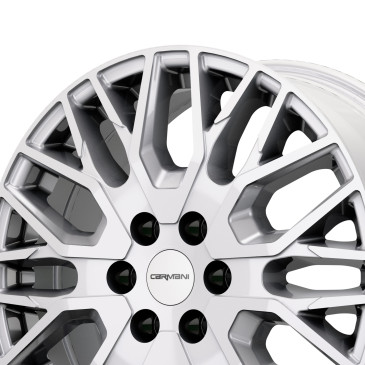CARMANI 20 Ludwig High Load 6 Loch white silver