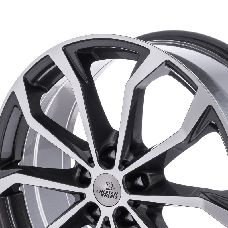 Cheetah Wheels CV.04 anthrazit front polished