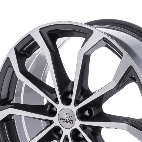 Cheetah Wheels CV.04 anthrazit front polished