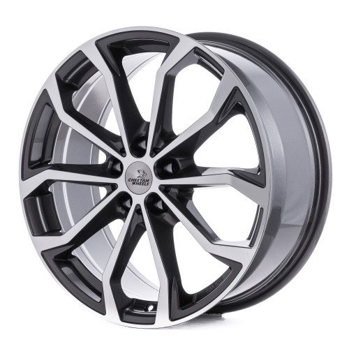Cheetah Wheels CV.04 Rims anthrazit front polished (Grey anthracite) in 19  Inch