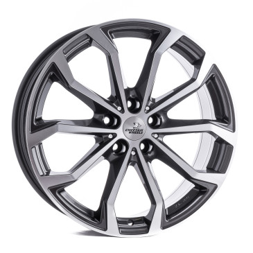 Cheetah Wheels CV.04 anthrazit front polished