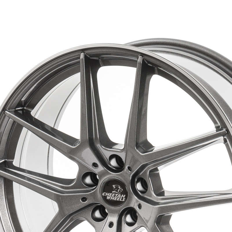 Cheetah Wheels CV.06 grey matt horn polished