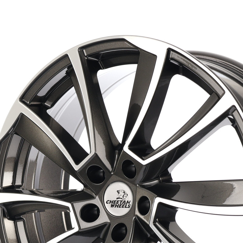 Cheetah Wheels CV.07 grey front polished