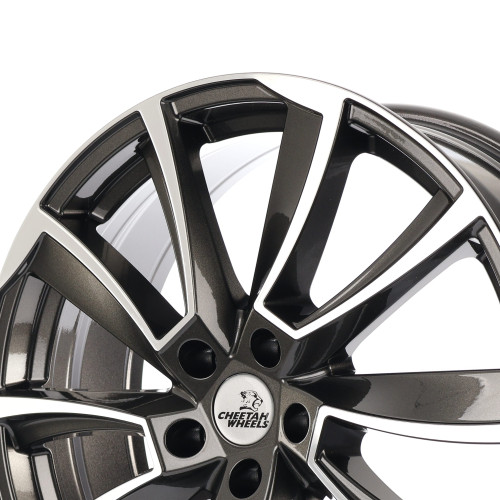 Cheetah Wheels CV.07 grey front polished