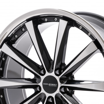 Corspeed Arrows Higloss black polished inox lip