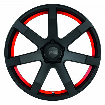 Corspeed Challenge Mattblack Puresports / undercut Color Trim rot