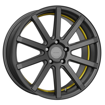 Corspeed Deville Gunmetal/ undercut Color Trim gelb