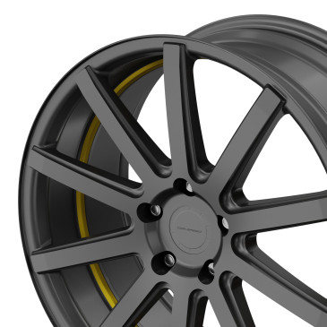 Corspeed Deville Gunmetal/ undercut Color Trim gelb
