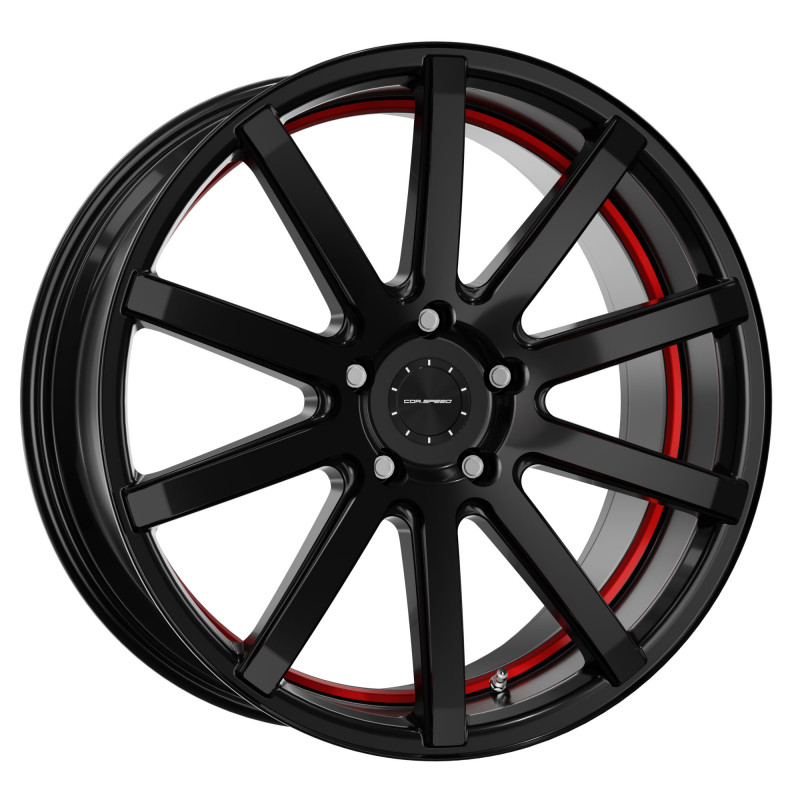 Corspeed Deville Higloss-Black/ undercut Color Trim rot