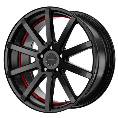 Corspeed Deville Higloss-Black/ undercut Color Trim rot