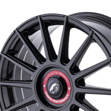 Damina Performance DM09 black painted red inlay
