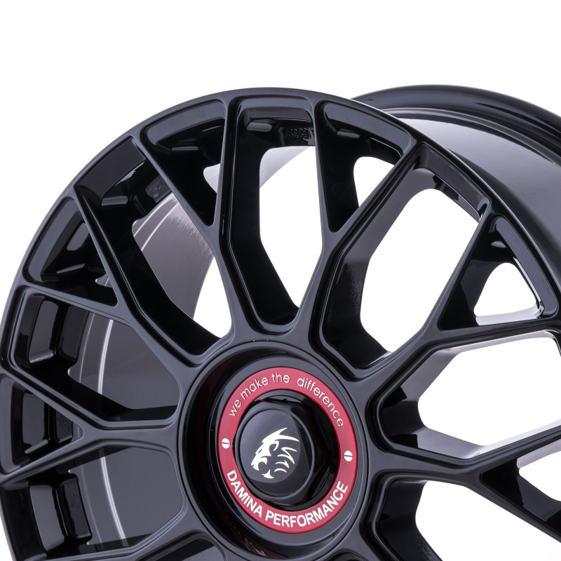 Damina Performance DM10 black painted red inlay