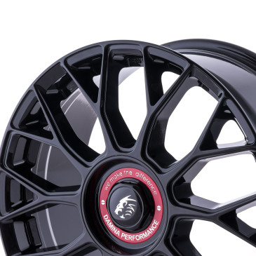 Damina Performance DM10 black painted red inlay