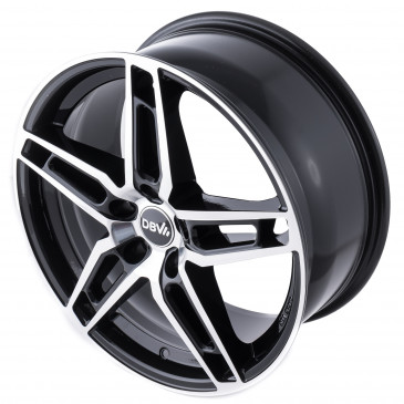 DBV 5DS 005 schwarz glänzend, front poliert