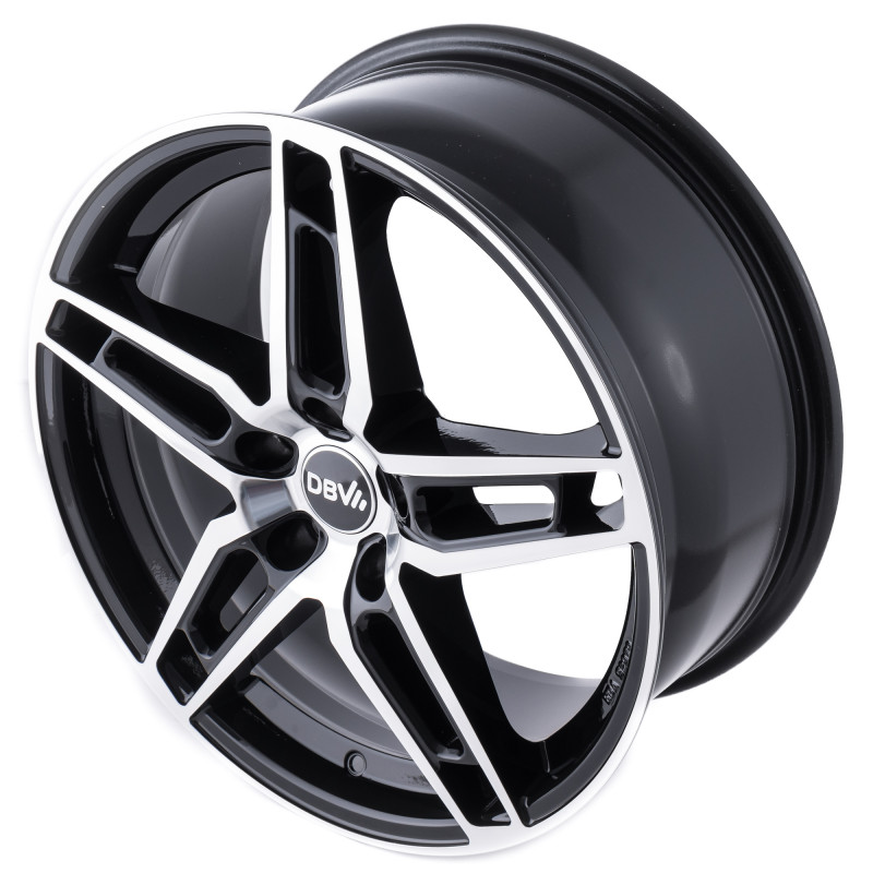 DBV 5DS 005 schwarz glänzend, front poliert