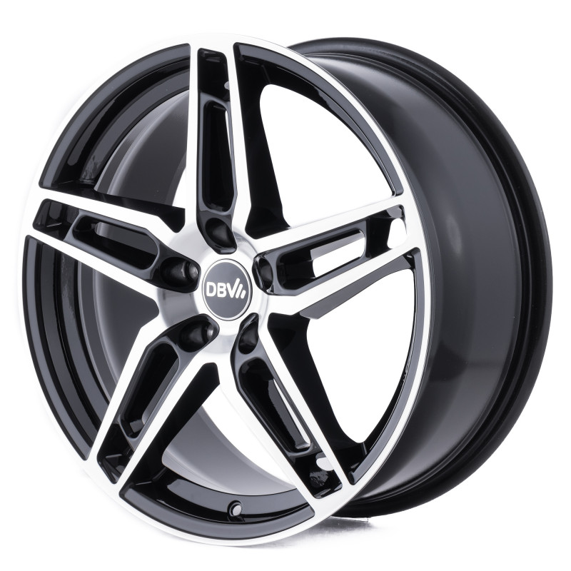 DBV 5DS 005 schwarz glänzend, front poliert