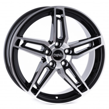 DBV 5DS 005 schwarz glänzend, front poliert