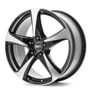 DBV 5SP 001 schwarz glänzend, front poliert